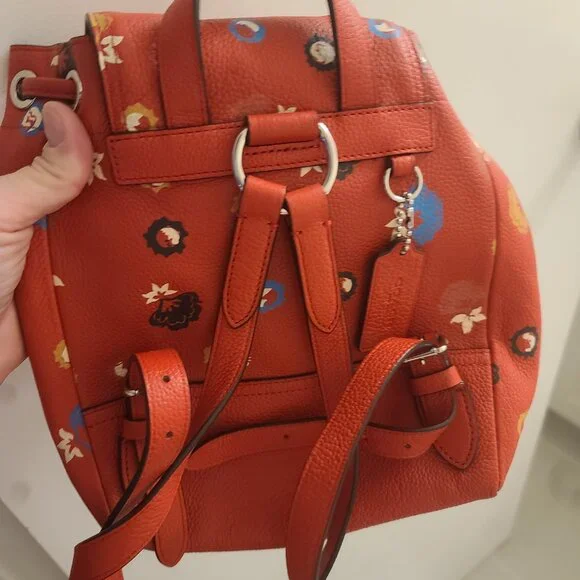 Authentic Coach leather mini backpack - Picture 2 of 3